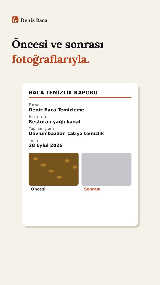 İtfaiye onaylı baca temizlik raporu nedir?